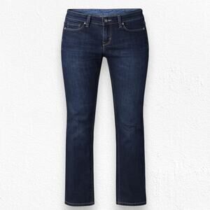 Y2K Paige Dark Wash Low Rise Skyline Skinny Made in USA Skinny Jeans Size 26